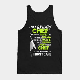 Proud To Be A Chef Tank Top